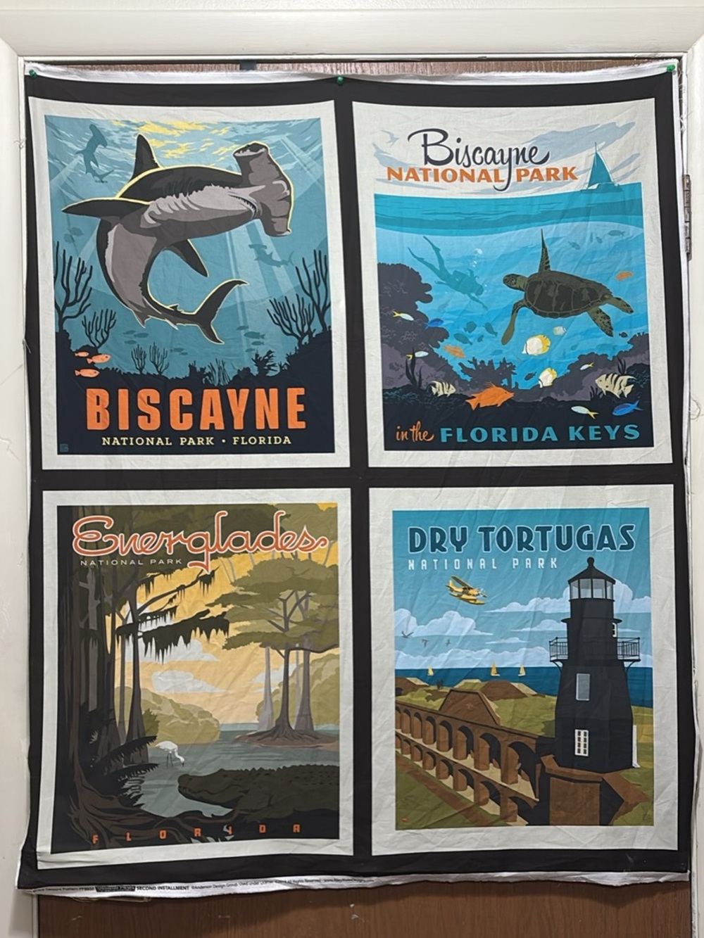 Florida National Parks tapestry